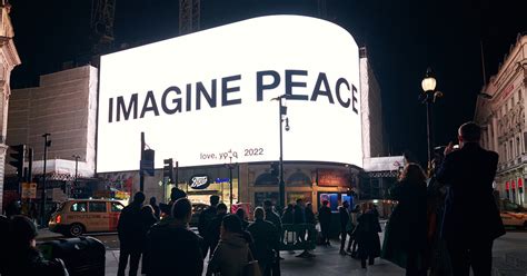 Yoko Ono's Imagine Peace Event: Symbolic Gesture Towards Global Harmony Amidst Rising Cold War Tensions